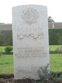 Heliopolis War Cemetery - Hameerdeen, Jumath Nassoordeen